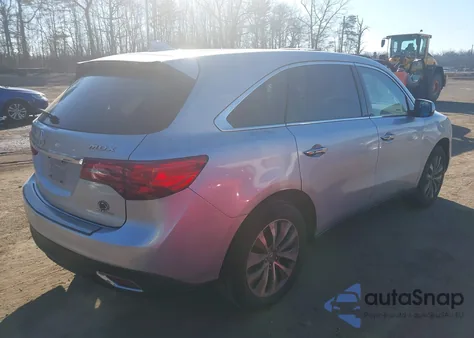2014 Acura Mdx Technology Package from USA, damaged, VIN 5FRYD4H43EB033068